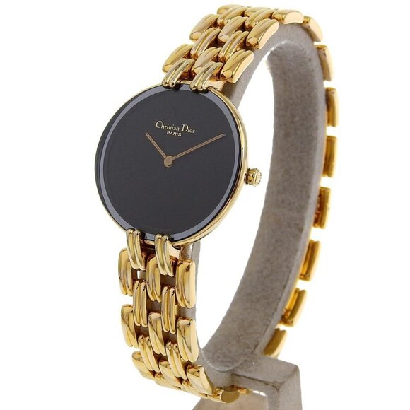Dior Bakira Watches 46154-3 blackDial Plated Gold Quartz Analog display Women main image 8